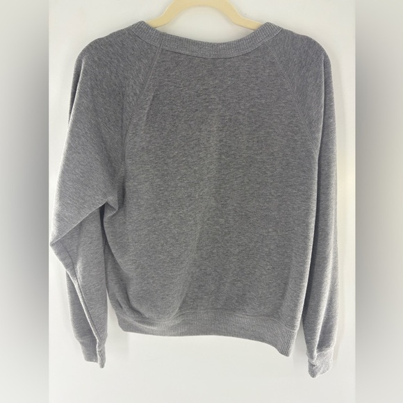 Disney Minnie Mouse Gray Sweatshirt with Gold Bow - Picture 4 of 6